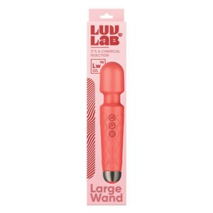 Luv Inc Lab LW96 Large Wand Silicone Coral